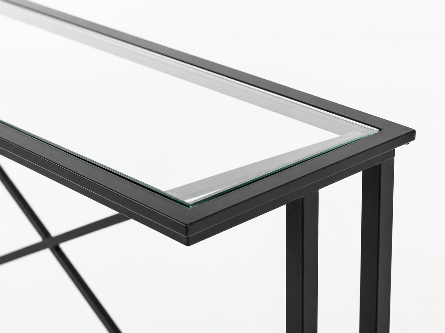 Consola NEPHO tapa cristal
