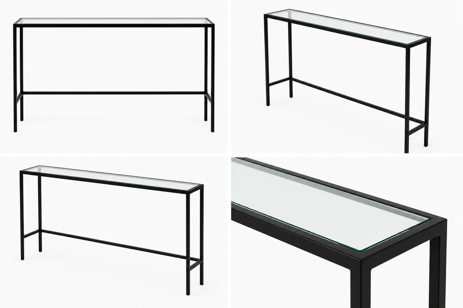 Consola TAGE tapa cristal