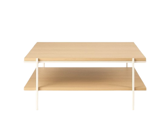 MESA CENTRO DEMA – Tapa roble natural + estructura hierro vista 6 – mesa de centro a medida madera | Look Vintage