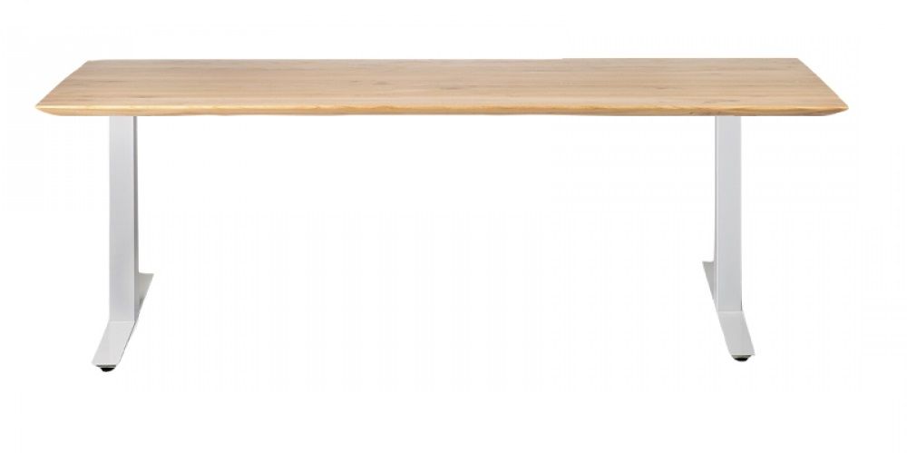 Mesa centro HISPALIS de chapa roble y hierro – mesa de centro a medida madera | Look Vintage
