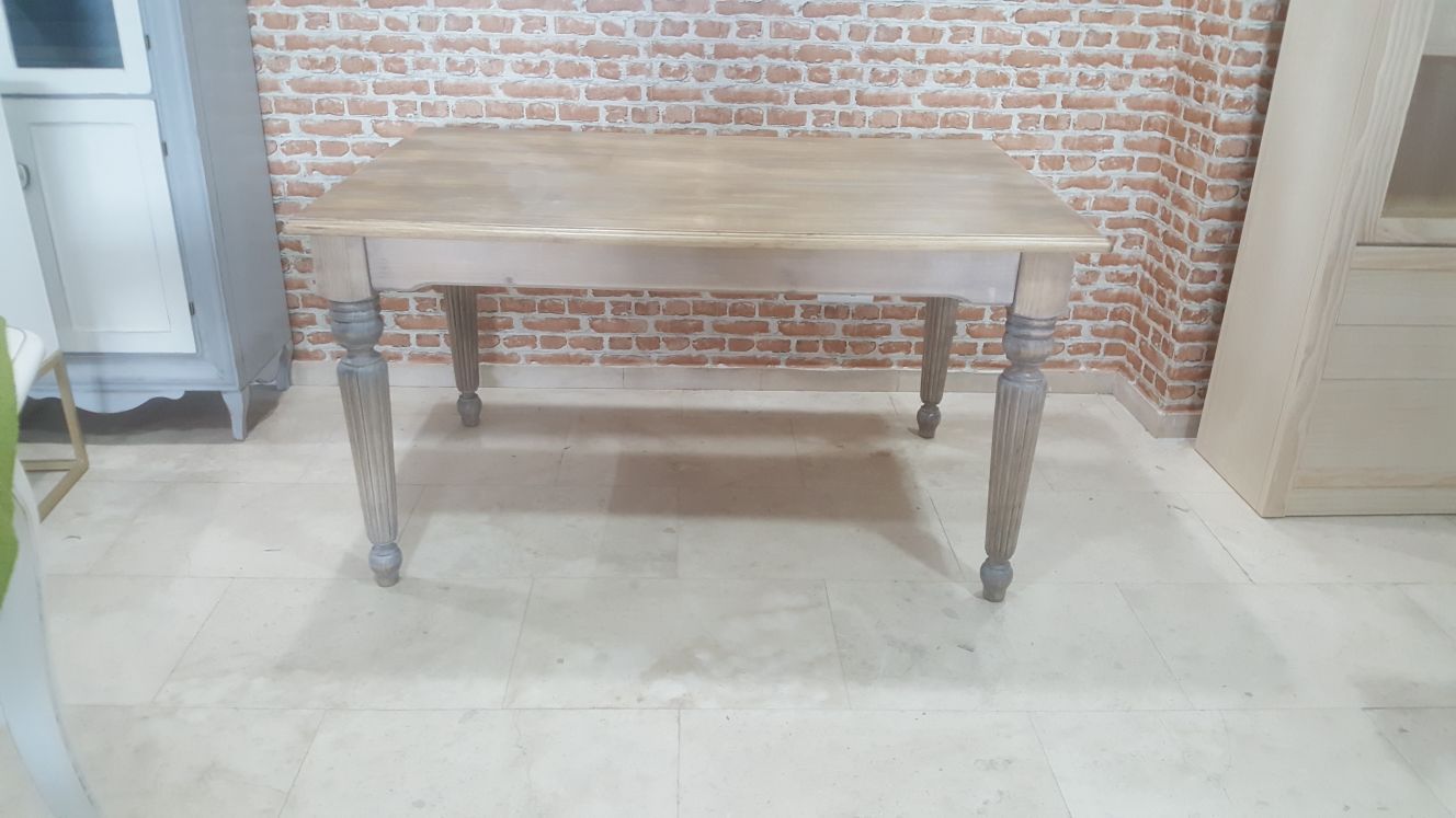 Mesa comedor PROVENZAL vista 6 – mesa de comedor a medida madera | Look Vintage