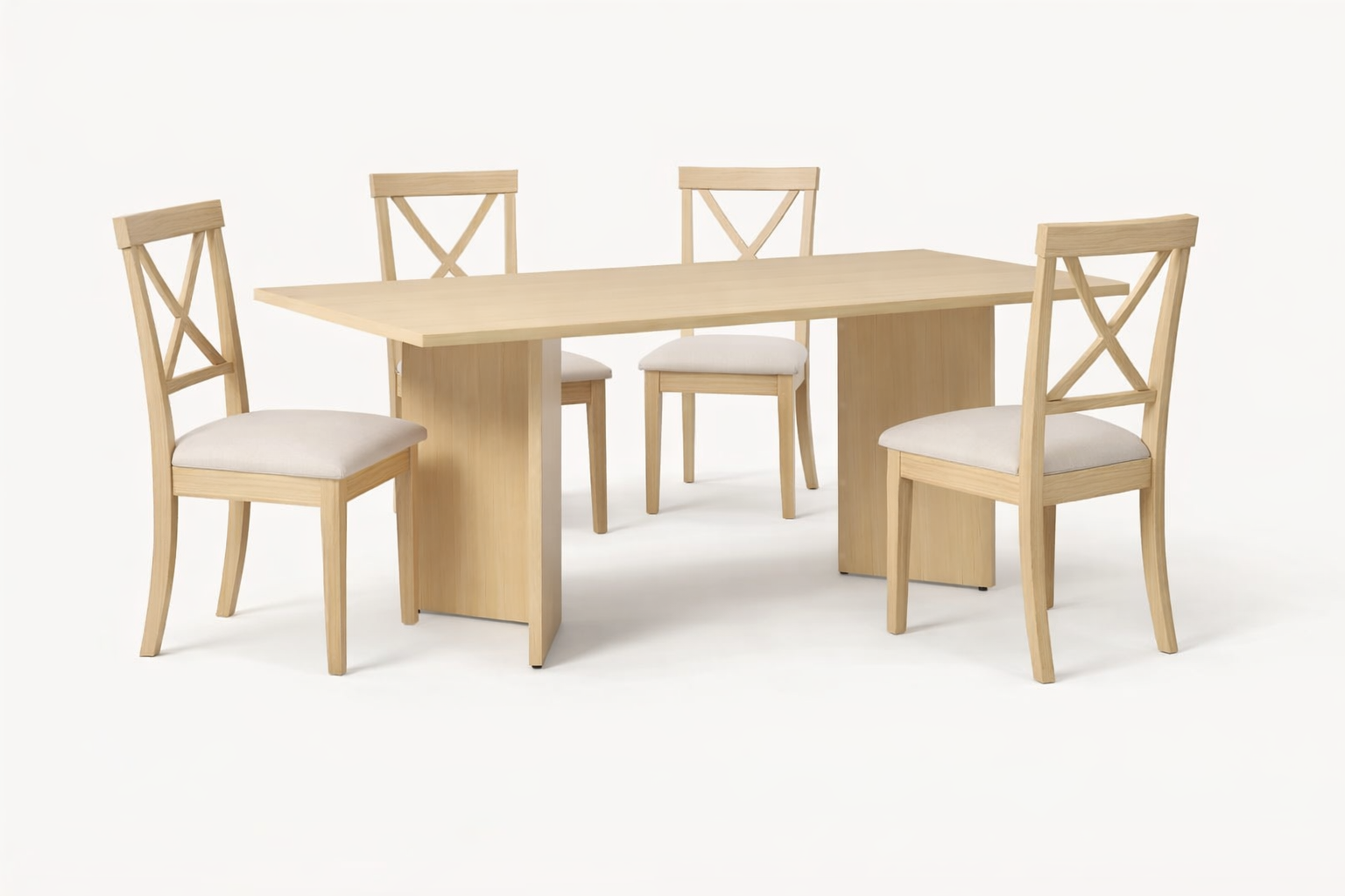 Mesa comedor VALBUENA detalle – mesa de comedor a medida madera | Look Vintage
