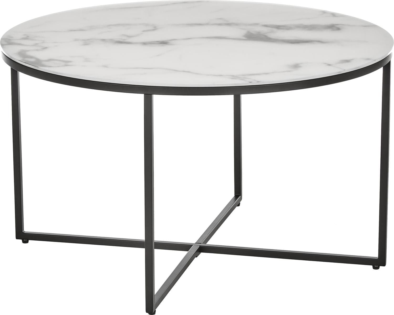 Mesa de centro REDON de mármol vista 5 – mesa de centro a medida madera | Look Vintage