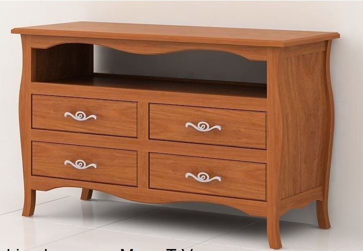Mueble Tv PRIMAVERA acabado – mueble TV a medida madera personalizado | Look Vintage