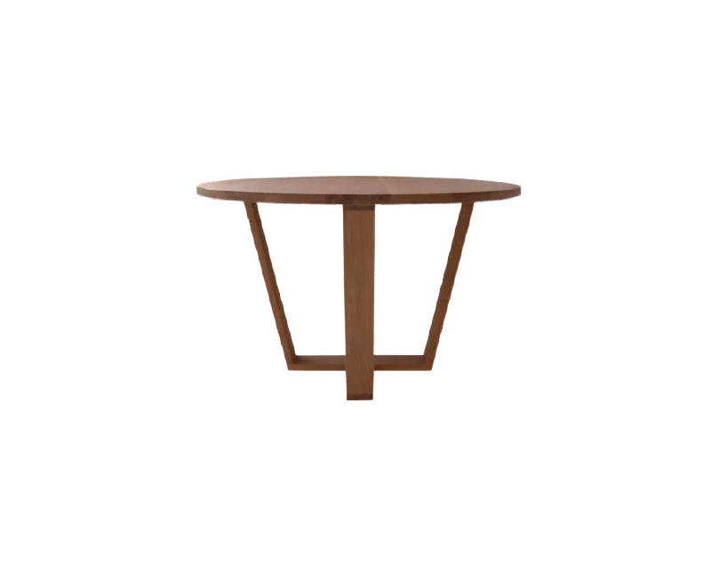 Mesa LURIA de comedor redonda LURIA en madera de roble a medida