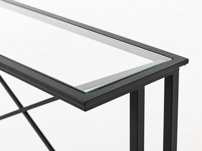 Consola NEPHO tapa cristal