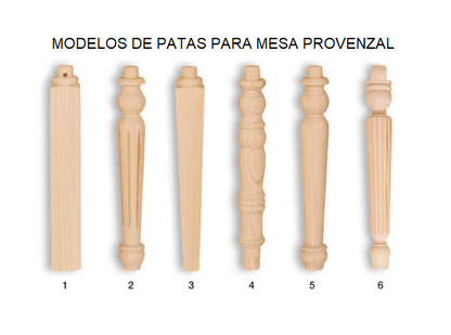 Mesa comedor PROVENZAL