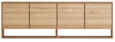 Aparador KALKU 4 puertas en chapa roble a medida – aparador a medida madera | Look Vintage