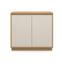 Aparador LIBO 2 puertas en chapa roble con tirador uñero – aparador a medida madera | Look Vintage