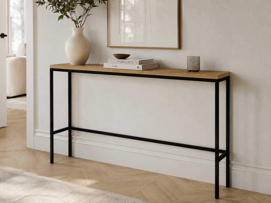 Consola TAGE tapa madera