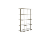 Librería AUREX 200 de hierro y cristal a medida