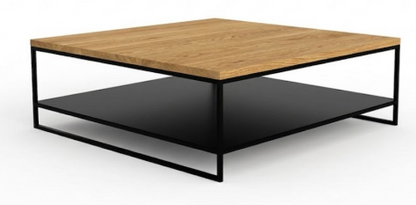 Mesa ANGELA roble – mesa de centro a medida madera | Look Vintage