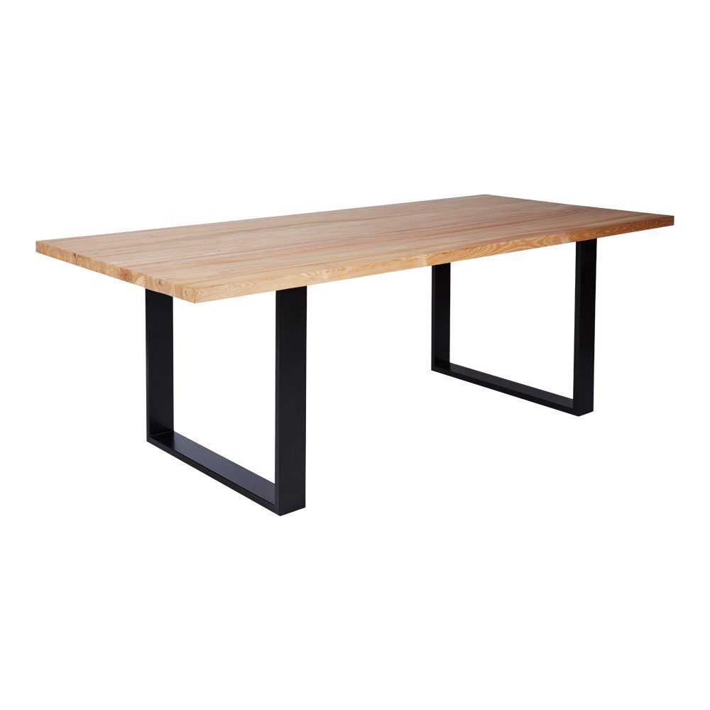 Mesa AYOUB de comedor industrial – Chapa de roble y hierro a medida vista 6 – mesa de comedor a medida madera | Look Vintage