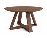 Mesa BRENTA de comedor redonda en madera de roble