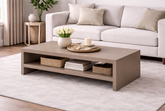 Mesa centro ARTEX de chapa roble detalle – mesa de centro a medida madera | Look Vintage