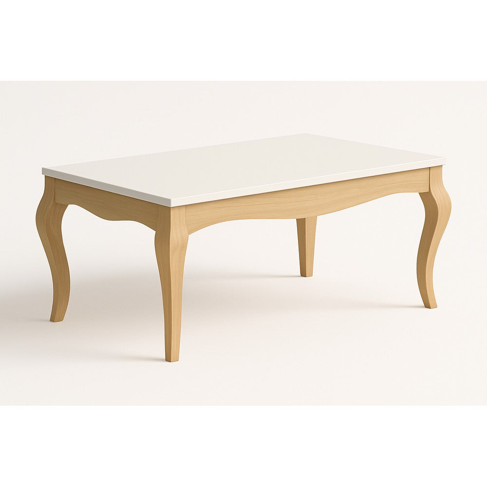 Mesa CIVITAS de comedor clásica – Pino con patas isabelinas a medida – mesa de comedor a medida madera | Look Vintage