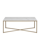 Mesa centro COMCRUZ de mármol y hierro a medida – mesa de centro a medida madera | Look Vintage