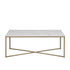Mesa centro COMCRUZ de mármol y hierro a medida – mesa de centro a medida madera | Look Vintage