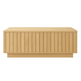 Mesa centro CUBO con palillería en roble – mesa de centro a medida madera | Look Vintage