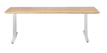 Mesa centro HISPALIS de chapa roble y hierro – mesa de centro a medida madera | Look Vintage
