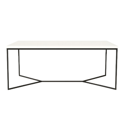 Mesa centro SPIDER de chapa roble y hierro acabado – mesa de centro a medida madera personalizado | Look Vintage