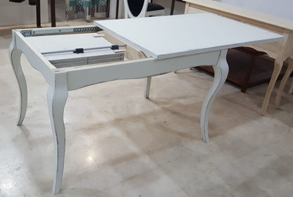 Mesa CIVITAS de comedor clásica – Pino con patas isabelinas a medida vista 6 – mesa de comedor a medida madera | Look Vintage