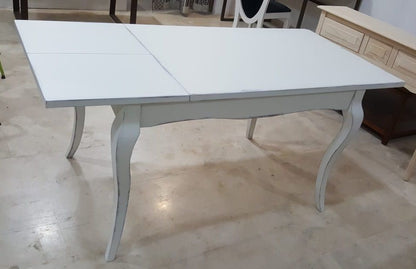 Mesa CIVITAS de comedor clásica – Pino con patas isabelinas a medida vista 9 – mesa de comedor a medida madera | Look Vintage