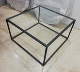 Mesa COMBI CRISTAL acabado – mesa de centro a medida madera personalizado | Look Vintage