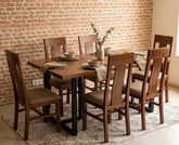Mesa comedor ALMUDENA detalle – mesa de comedor a medida madera | Look Vintage