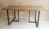 Mesa comedor ALMUDENA vista 5 – mesa de comedor a medida madera | Look Vintage