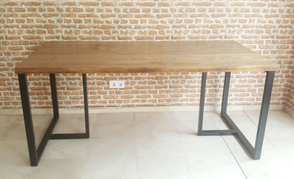 Mesa comedor ALMUDENA vista 7 – mesa de comedor a medida madera | Look Vintage