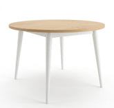 Mesa Comedor GUROS pata redonda – mesa de comedor a medida madera | Look Vintage