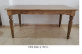 Mesa comedor PROVENZAL vista 8 – mesa de comedor a medida madera | Look Vintage