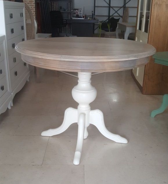 Mesa comedor redonda ARO vista 9 – mesa de comedor a medida madera | Look Vintage