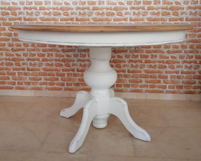 Mesa comedor redonda ARO vista 10 – mesa de comedor a medida madera | Look Vintage