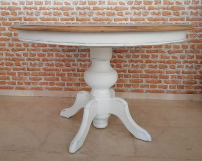 Mesa comedor redonda ARO vista 10 – mesa de comedor a medida madera | Look Vintage