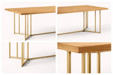 Mesa comedor TERA acabado – mesa de comedor a medida madera personalizado | Look Vintage