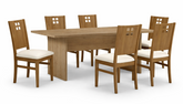 Mesa comedor VADOR detalle – mesa de comedor a medida madera | Look Vintage