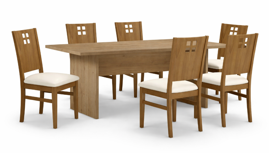 Mesa comedor VADOR detalle – mesa de comedor a medida madera | Look Vintage