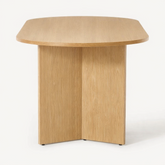 Mesa comedor VALBUENA ovalada acabado – mesa de comedor a medida madera personalizado | Look Vintage