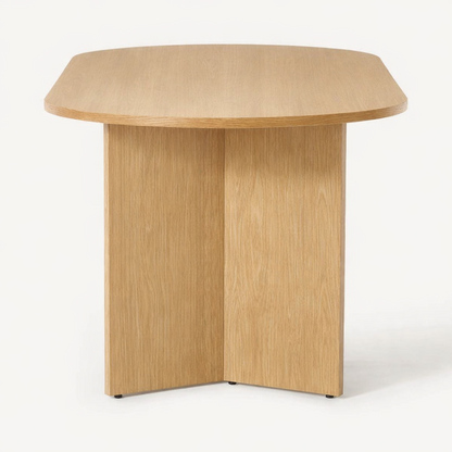 Mesa comedor VALBUENA ovalada acabado – mesa de comedor a medida madera personalizado | Look Vintage