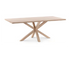 Mesa de comedor AGORA de madera de pino con tapa de 40 mm a medida