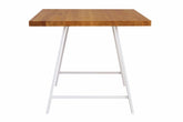 Mesa de comedor industrial VENUS – Roble natural y hierro forjado a medida acabado – mesa de comedor a medida madera personal