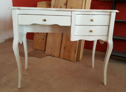 Mesa escritorio PRIMAVERA 100CM detalle – escritorio de madera a medida | Look Vintage