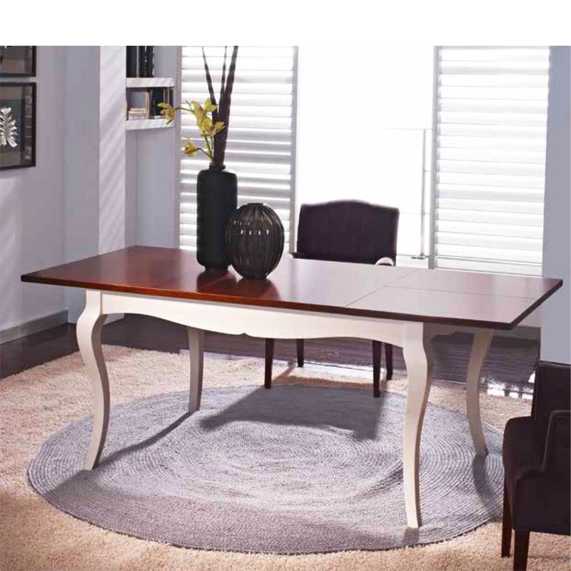 Mesa HENRY de comedor clásica – Pino con patas isabelinas a medida vista 5 – mesa de comedor a medida madera | Look Vintage