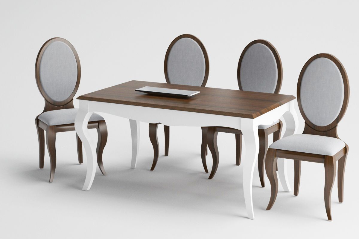 Mesa HENRY de comedor clásica – Pino con patas isabelinas a medida detalle – mesa de comedor a medida madera | Look Vintage
