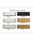 Mesa OSTOS de Comedor Industrial – Chapa de Roble y Hierro Redonda a Medida vista 4 – mesa de comedor a medida madera | Look 