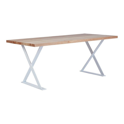 Mesa PARÍS de comedor industrial – Chapa de roble y hierro a medida – mesa de comedor a medida madera | Look Vintage
