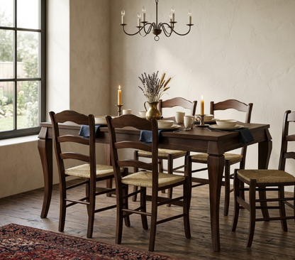 Mesa SANTANDER de comedor clásica – Pino con patas isabelinas a medida detalle – mesa de comedor a medida madera | Look Vinta
