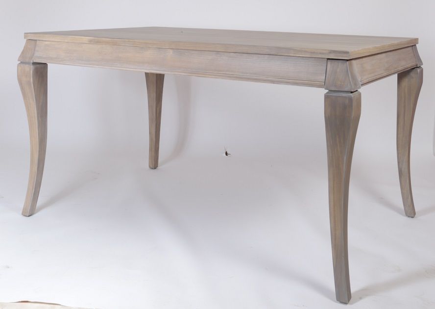 Mesa SANTANDER de comedor clásica – Pino con patas isabelinas a medida vista 7 – mesa de comedor a medida madera | Look Vinta